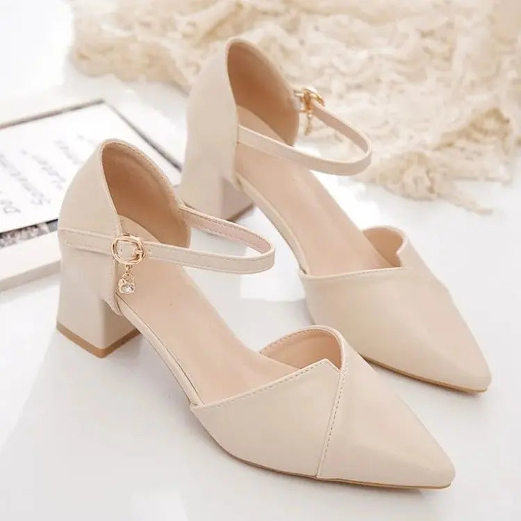 Comfortable, soft and elegant women's high-heeled shoes suitable for parties, balls and the office.