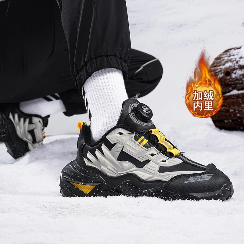 men boots 2025 New Winter Slippers Warm Men Shoes Waterproof Non-Slip Plush Sneakers Male tenis shoes Boots Men Sneakers Winter