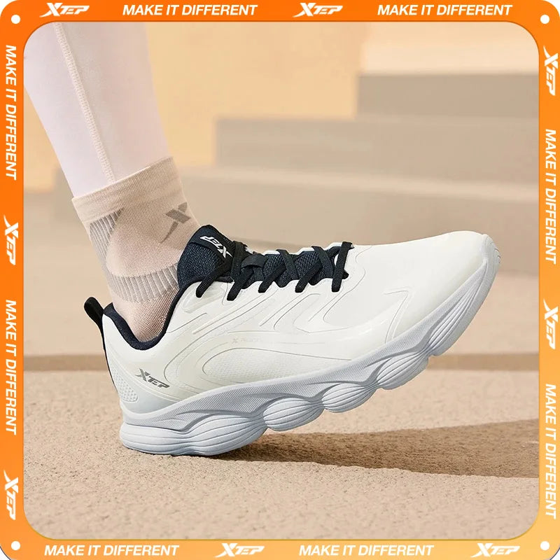 Xtep Jumping Shoes Winter Edition  For Men 2024 Winter Running Shoes Rebound Soft Leisure Support Sneakers 876419110014