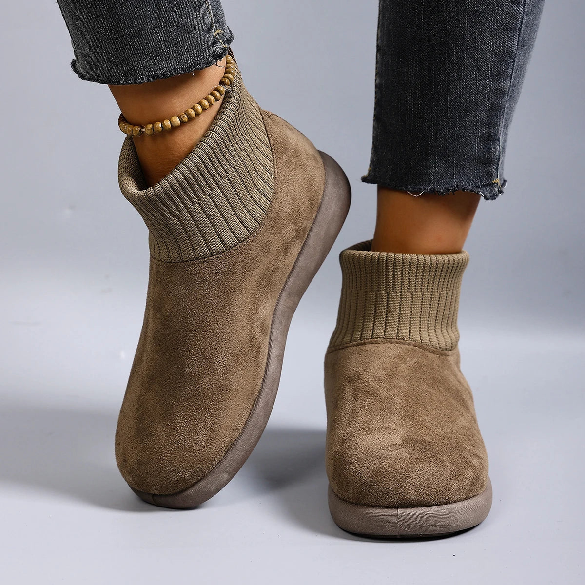 New women's sports boots for autumn and winter, breathable, comfortable, warm, casual short boots and ankle boots