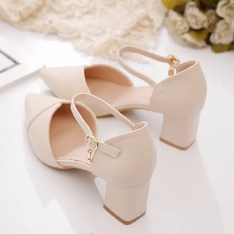 Comfortable, soft and elegant women's high-heeled shoes suitable for parties, balls and the office.