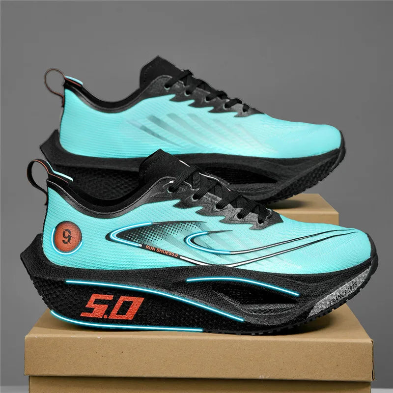 Air cushion running shoes, breathable outdoor sneakers, lightweight sports jogging shoes
