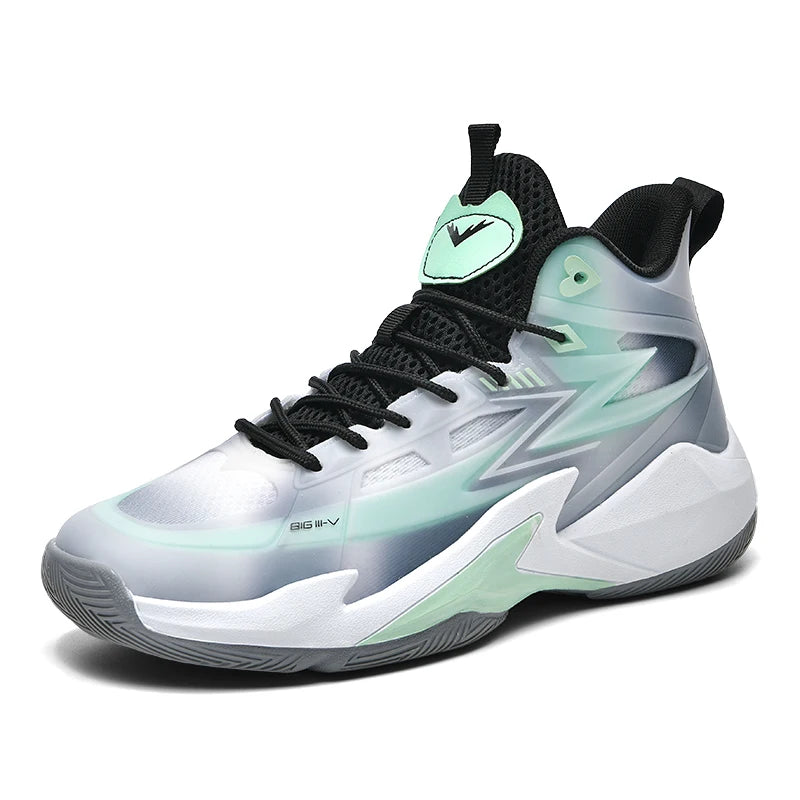 Phantom 3 Basketball Shoes Men's Winter Blitz 8 Sports Student Non-Slip Shock-Absorbing Wear-Resistant Rebound Practical Shoes