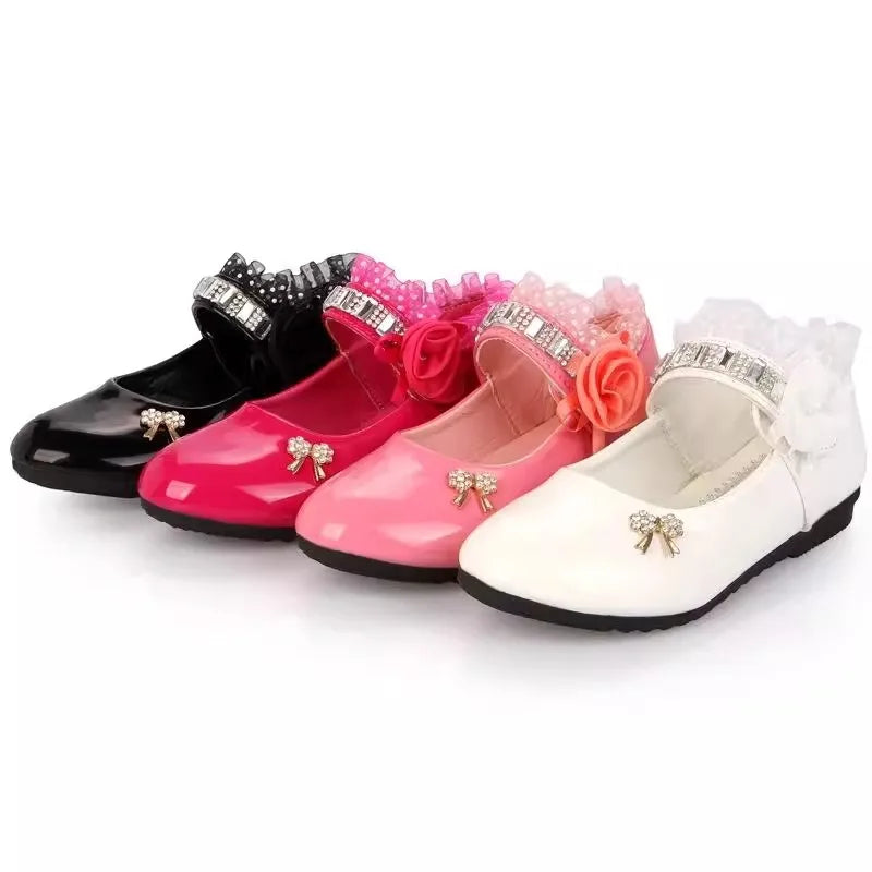 Spring new style girls 'mid-sized children's diamond inlaid