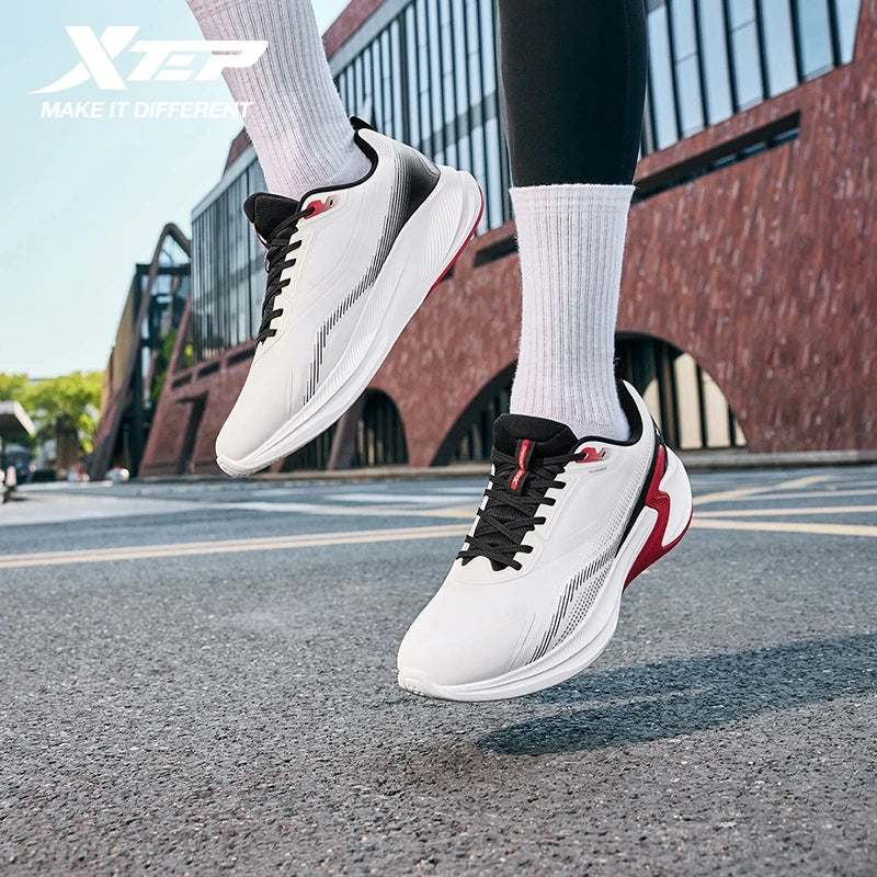 Xtep Male's Running Shoes 2025 Winter Non-Slip Breathable Mesh Cushioning  Lightweight Soft Comfortable Sneakers 875419110015