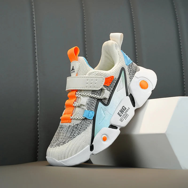 2024 New Fashionable Children's Casual Sports Shoes, Comfortable and Breathable Mesh Shoes for Students