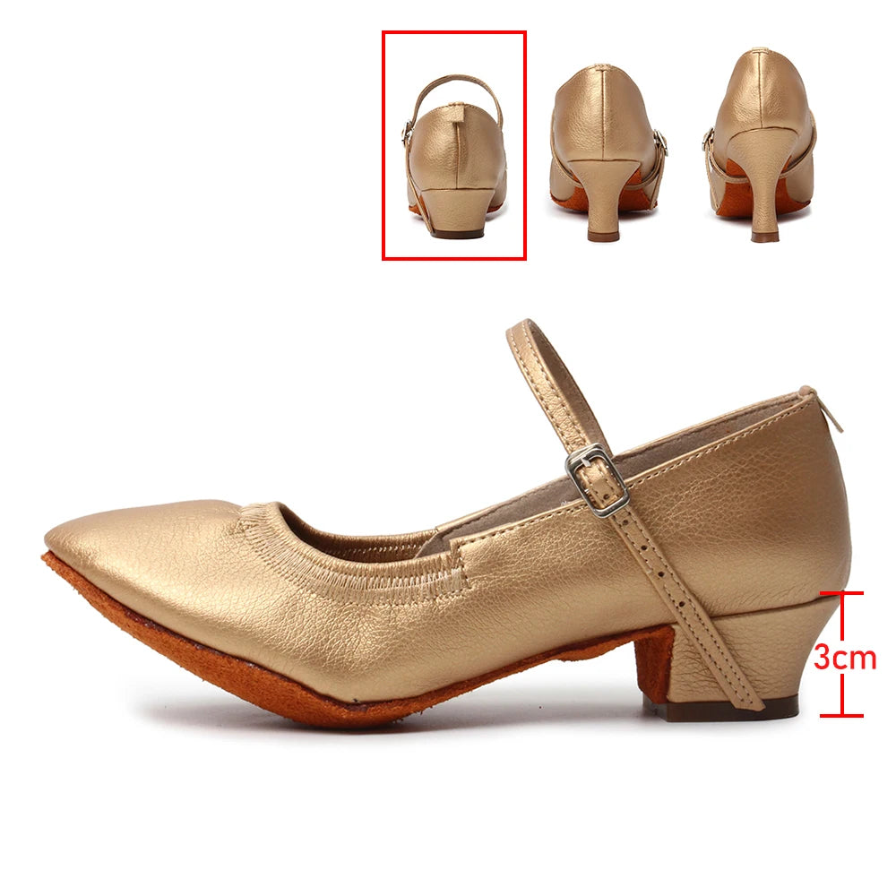 New arrival Brand Modern Dance Shoes Women Girls Dancing Shoes High Heeled Ballroom Latin Dance Shoes For Women 5CM and 7CM Heel