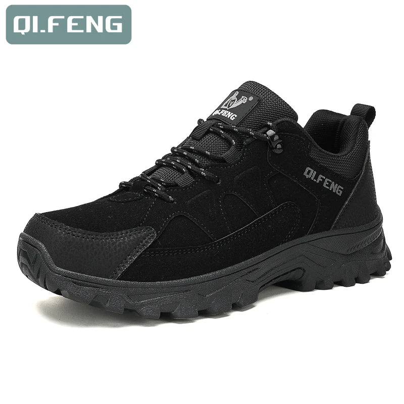PLUS SIZE Men Women Adventure Sneakers Durable Grip Non-Slip Shoes Lace-Up Comfort Ideal for Outdoor Hiking Boots Men Footwear