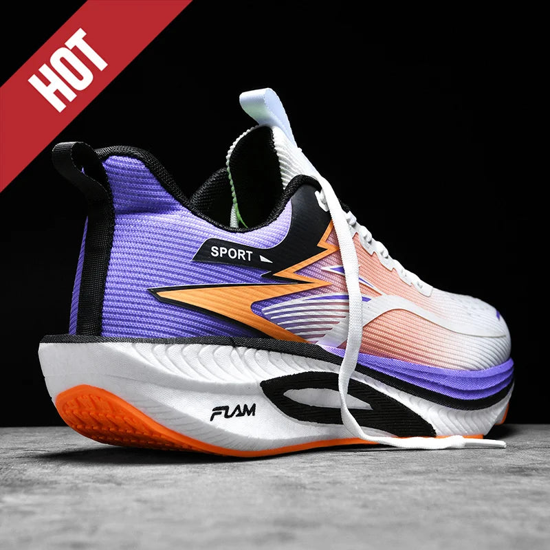 Men Sports Running Shoes Marathon Air Cushion Breathable Lightweight Comfortable Women Outdoor Athletic Sneakers Jogging Tenis