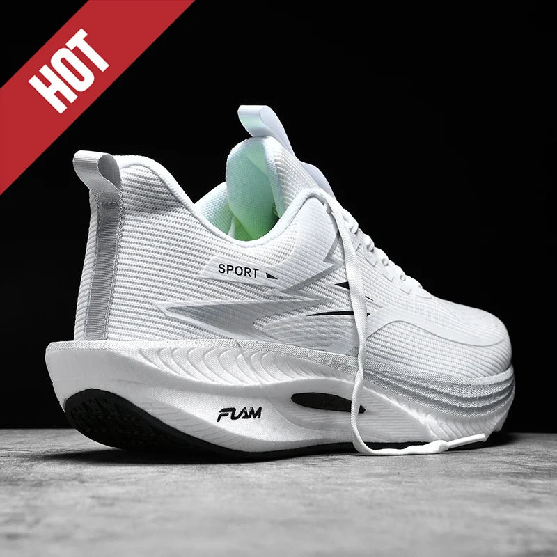 Men Sports Running Shoes Marathon Air Cushion Breathable Lightweight Comfortable Women Outdoor Athletic Sneakers Jogging Tenis