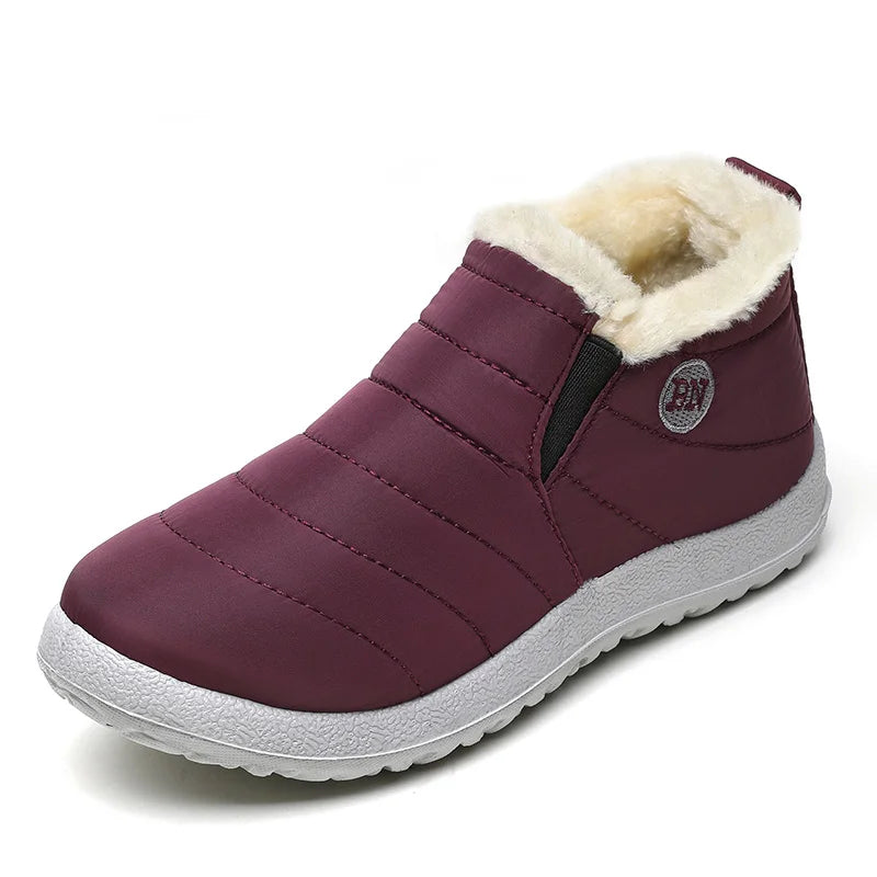 Sneaker Woman Shoes Keep Warm Slip On Snow Women's Boots Couple Sneakers 2025 Winter Sports Shoes Footwear Shoes For Women