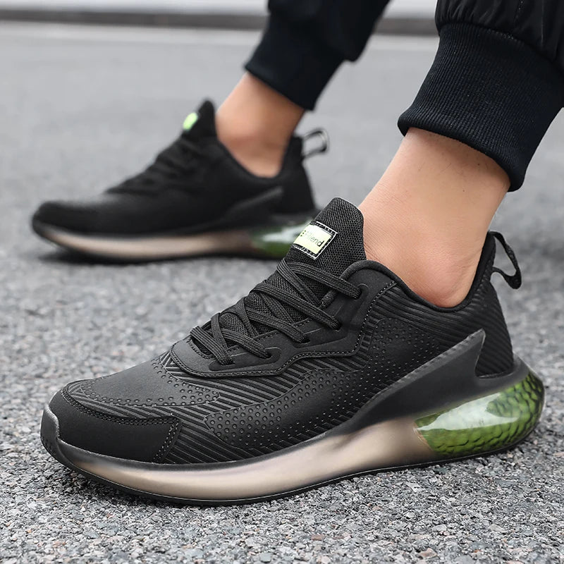 Men's Breathable Casual Sneakers Luxury Trainer Fashion Loafers Running Shoes - Comfortable Race Shoes for Male