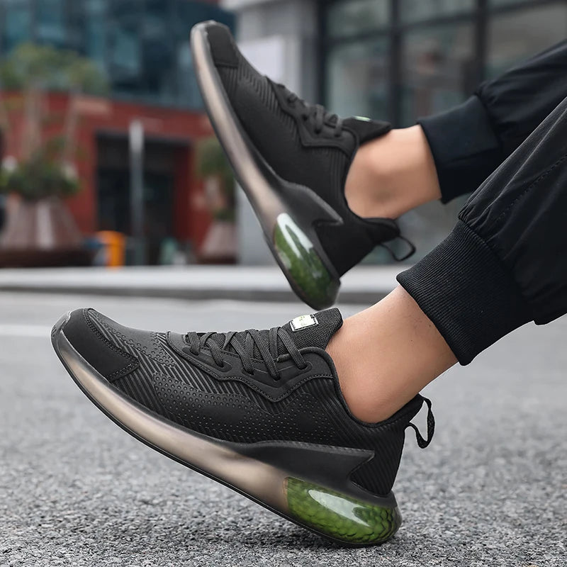 Men's Breathable Casual Sneakers Luxury Trainer Fashion Loafers Running Shoes - Comfortable Race Shoes for Male