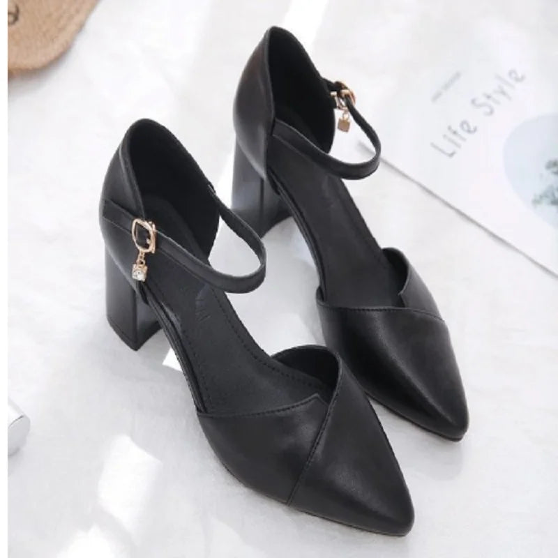 Comfortable, soft and elegant women's high-heeled shoes suitable for parties, balls and the office.
