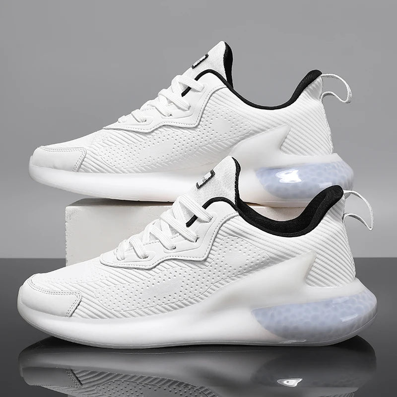 Men's Breathable Casual Sneakers Luxury Trainer Fashion Loafers Running Shoes - Comfortable Race Shoes for Male