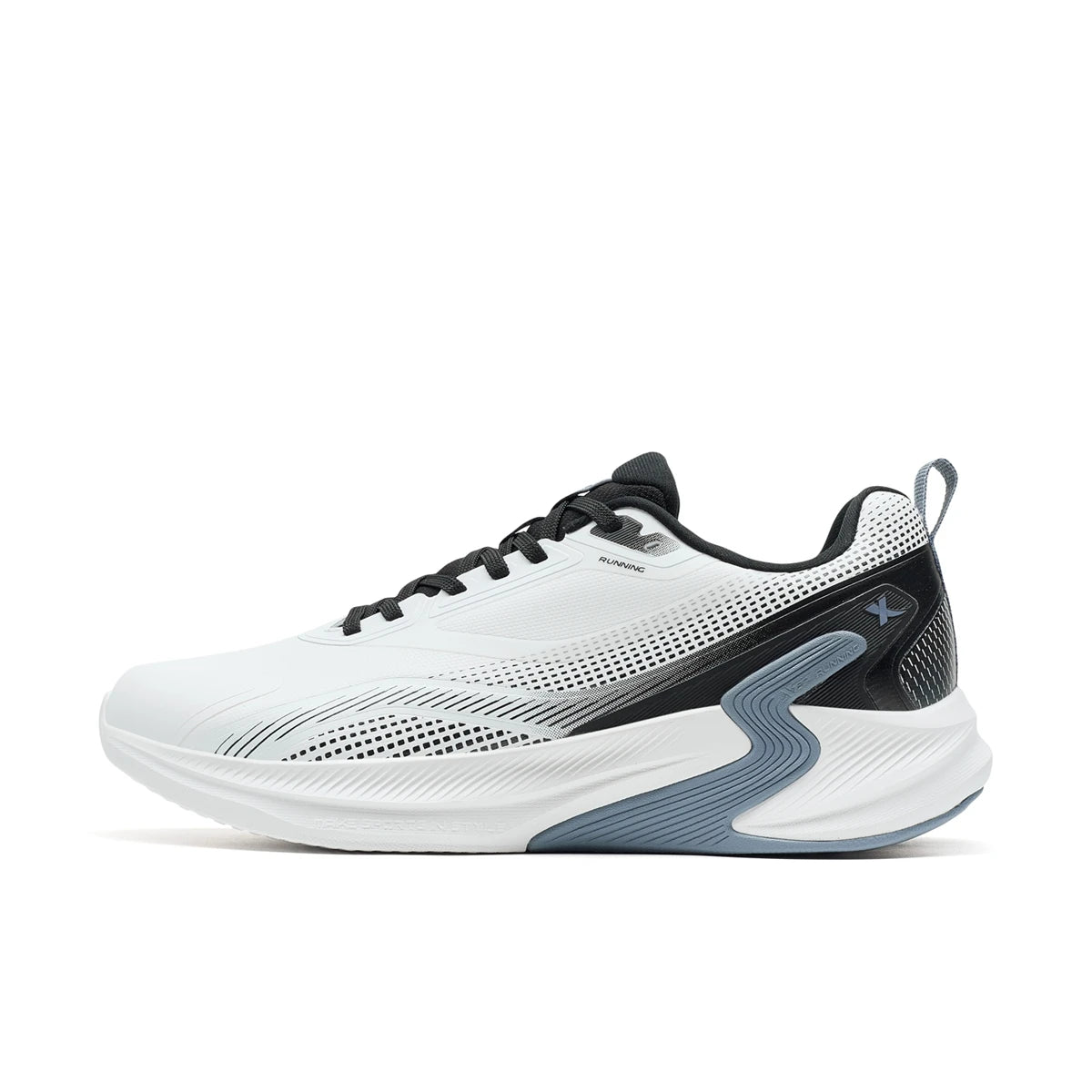 Xtep Male's Running Shoes 2025 Winter Non-Slip Breathable Mesh Cushioning  Lightweight Soft Comfortable Sneakers 875419110015