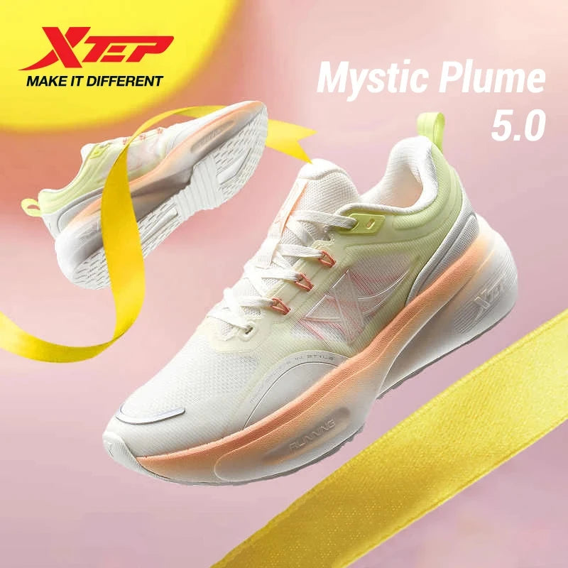 Xtep Dynamic Foam Women Running Shoe Air Wear-Resistant Sports Shoe For Women Non-Slip Female Soft Casual Sneakers 875118110013