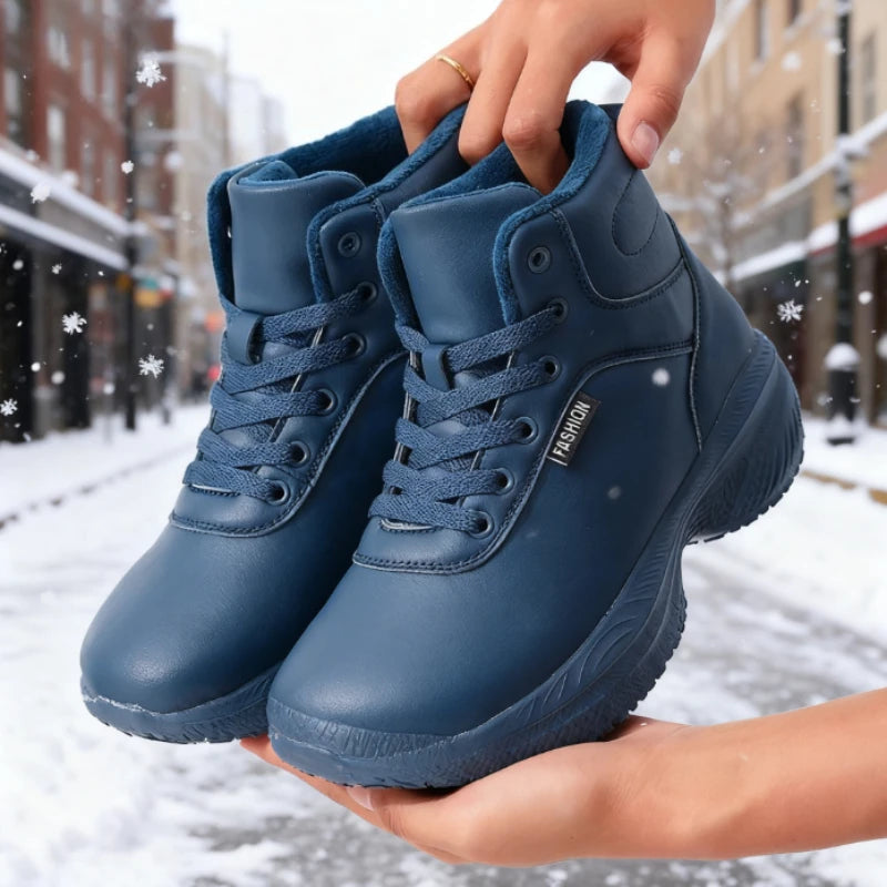 Winter Boots for Women Wide Toe Faux Fur Ankle Sneakers Waterproof Comfort Trend Warm Shoes Fashion Outdoor Platform Snow Boot