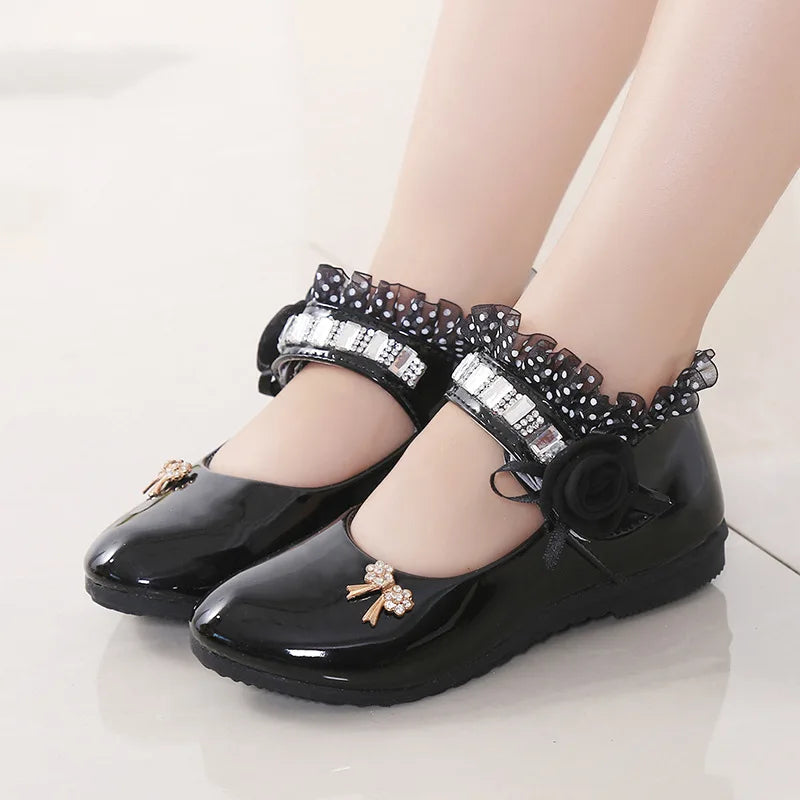Spring new style girls 'mid-sized children's diamond inlaid