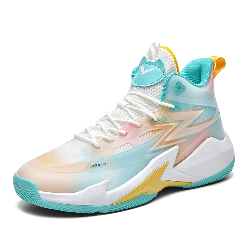 Phantom 3 Basketball Shoes Men's Winter Blitz 8 Sports Student Non-Slip Shock-Absorbing Wear-Resistant Rebound Practical Shoes