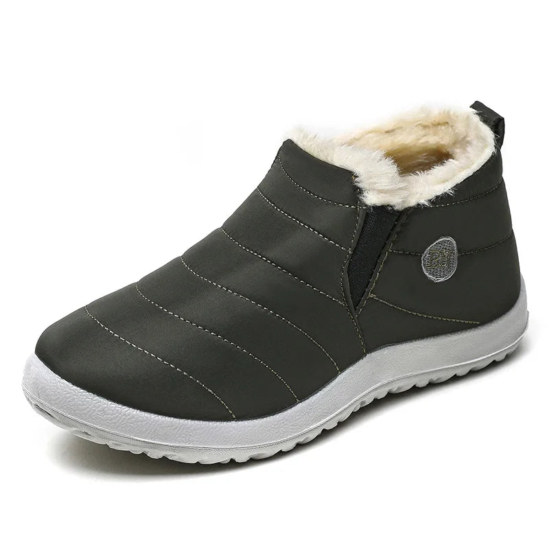 Sneaker Woman Shoes Keep Warm Slip On Snow Women's Boots Couple Sneakers 2025 Winter Sports Shoes Footwear Shoes For Women