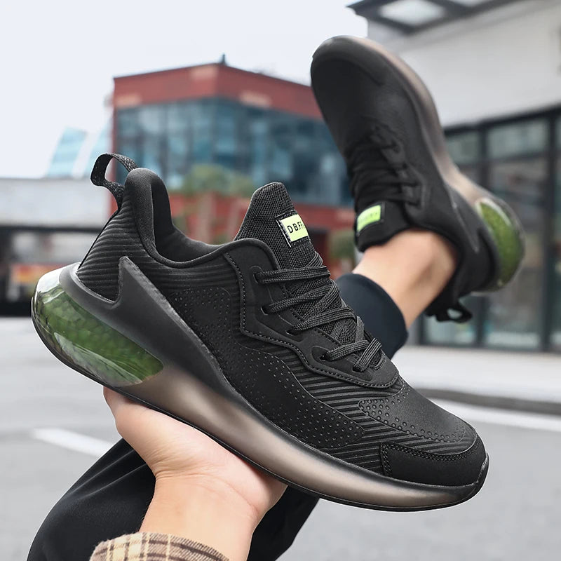 Men's Breathable Casual Sneakers Luxury Trainer Fashion Loafers Running Shoes - Comfortable Race Shoes for Male