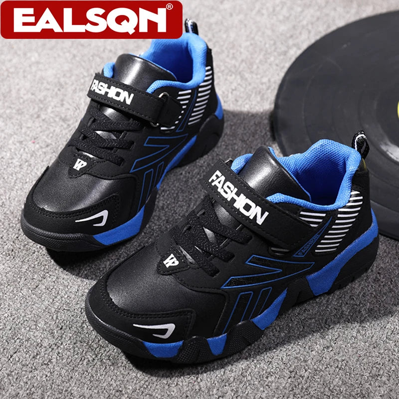 Four Seasons Leather Kids Shoes Non Slip Outdoor Children Walking Sneakers Casual Boys Sport Tennis Size 28-39