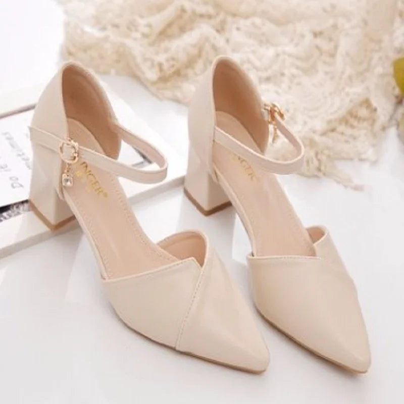 Comfortable, soft and elegant women's high-heeled shoes suitable for parties, balls and the office.