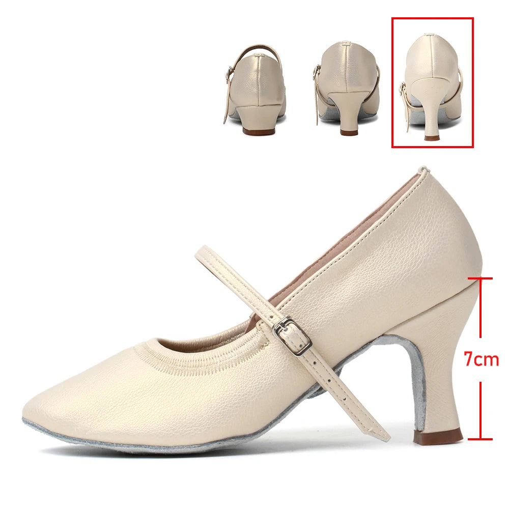 New arrival Brand Modern Dance Shoes Women Girls Dancing Shoes High Heeled Ballroom Latin Dance Shoes For Women 5CM and 7CM Heel