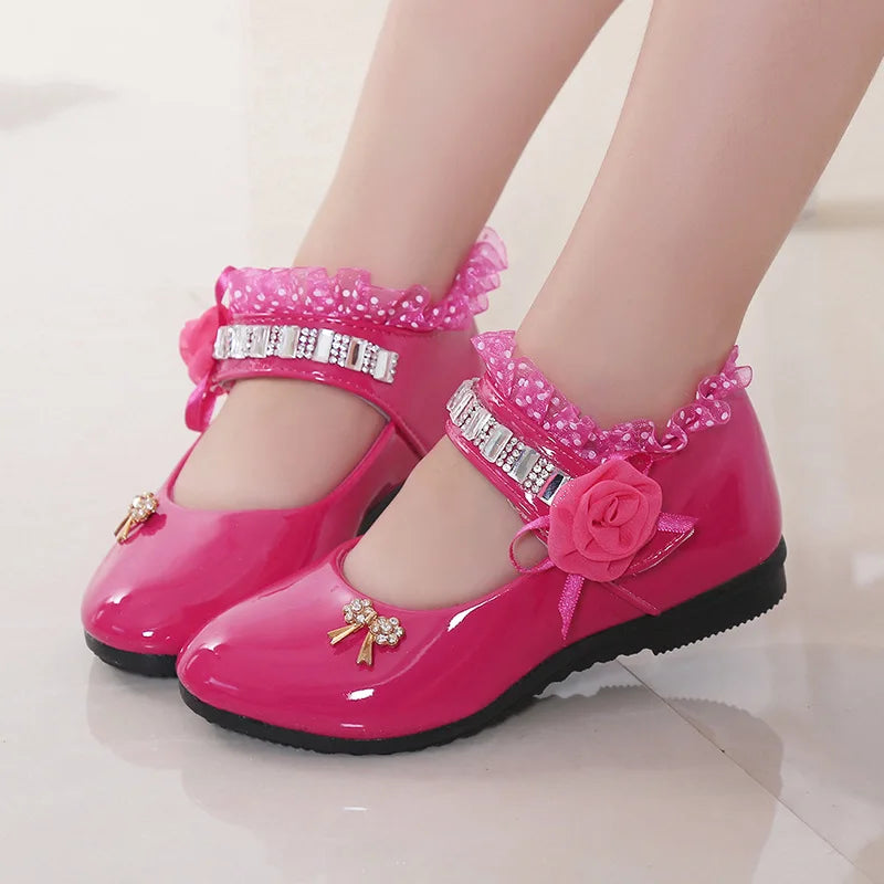 Spring new style girls 'mid-sized children's diamond inlaid