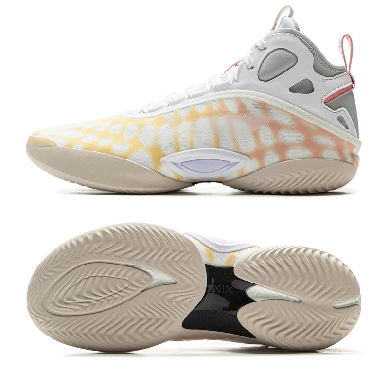 Li-Ning Men's YUSHUAI XIX Professional Basketball Shoes SYNCHRO-ADJUST SYSTEM LiNing Sports Competition Shoes Sneakers ABAV005