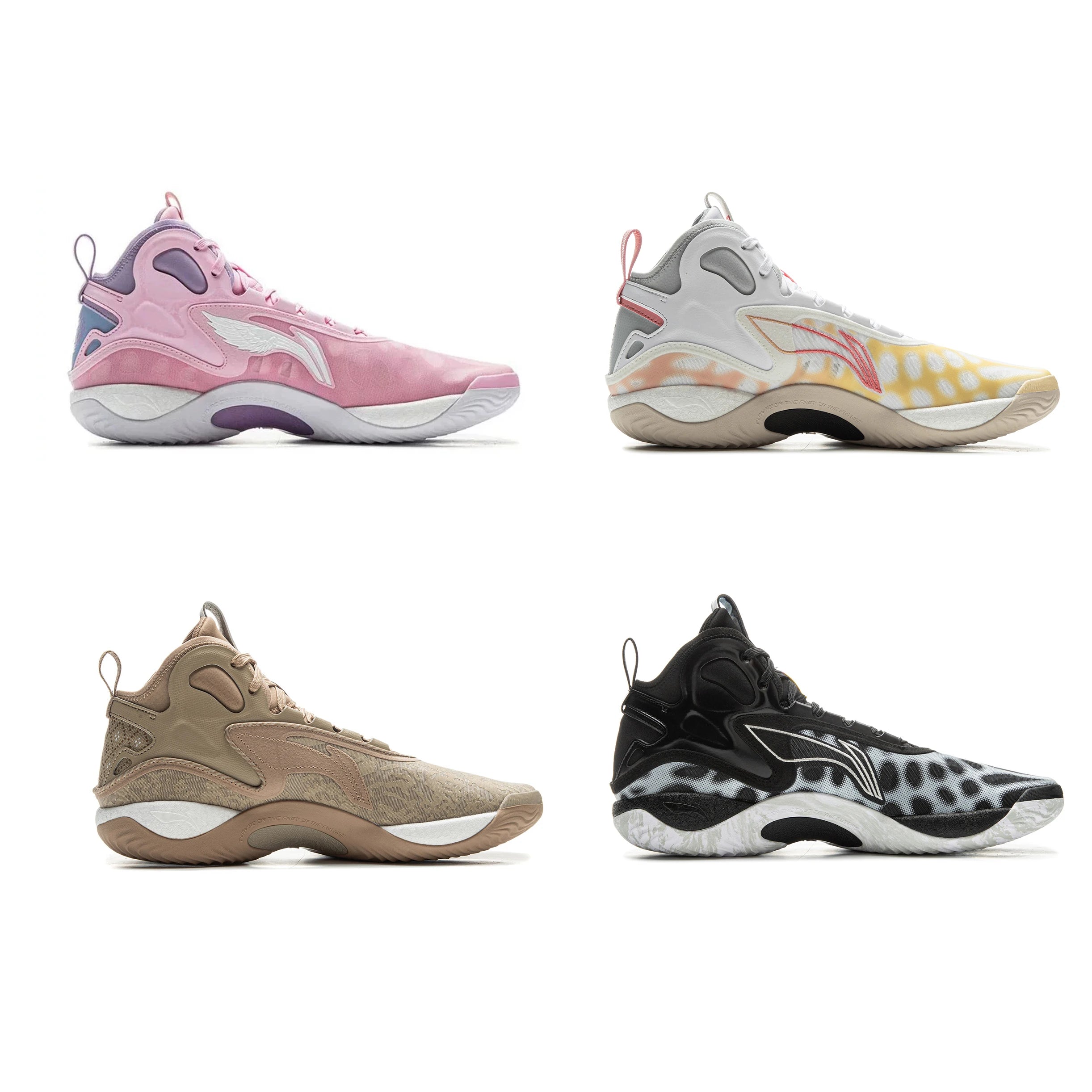 Li-Ning Men's YUSHUAI XIX Professional Basketball Shoes SYNCHRO-ADJUST SYSTEM LiNing Sports Competition Shoes Sneakers ABAV005