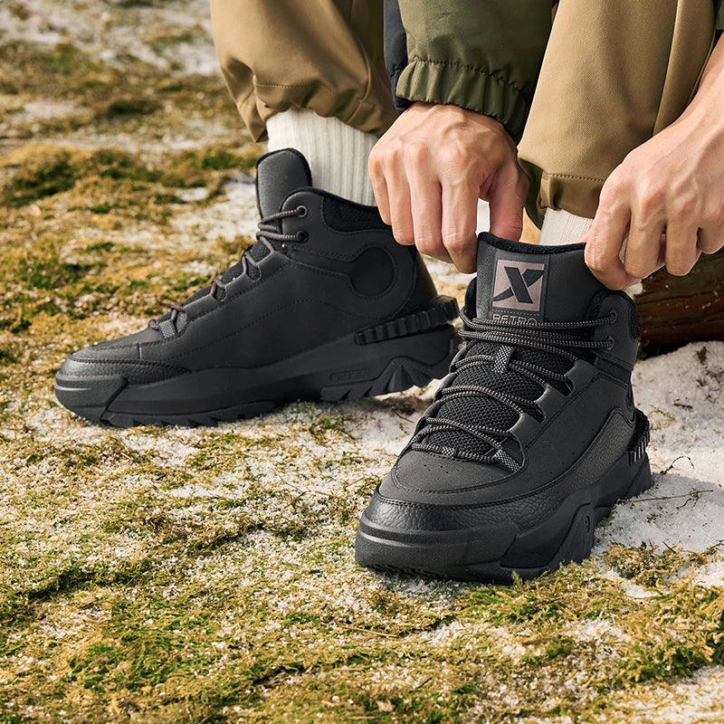 Xtep Chuan Xing For Men 2024 Winter Cotton Shoes Rebound Soft Leisure Durability Support Training   Sneakers 876419370003