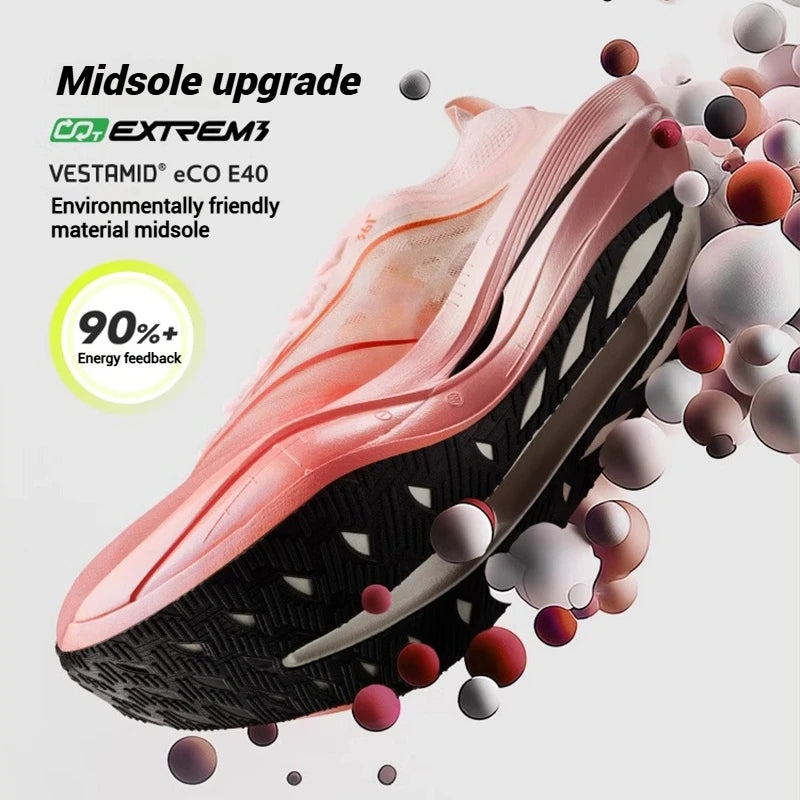 361 Degrees Furious Future 2.0 Running Shoes Marathon Plate Racing Carbon Breathable Durable Cushion Stable Sneakers 672512201