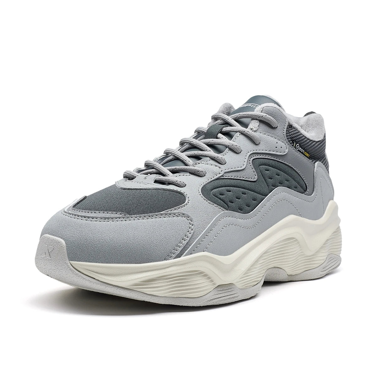 Xtep Cotton Shoes For Men 2024 Winter Warm Soft Sports Shoes Trendy Retro Durability Comfortable Sneakers 876419370001