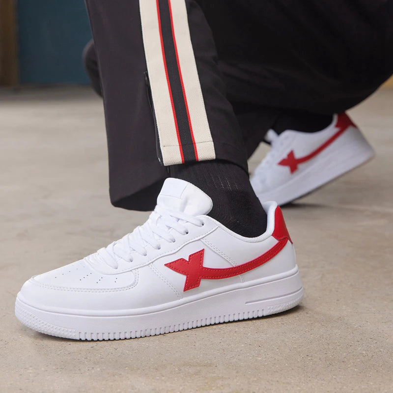 Xtep Skateboarding Shoes Non-Slip Wear-Resistant Casual White Couple Skate Sneakers Male Female Luxury Brand Shoes 881219319851