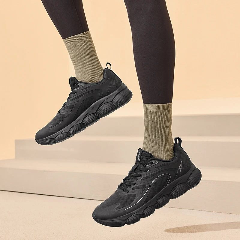 Xtep Jumping Shoes Winter Edition  For Men 2024 Winter Running Shoes Rebound Soft Leisure Support Sneakers 876419110014