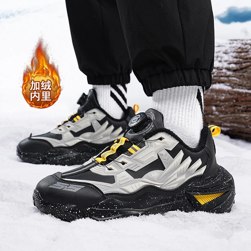 men boots 2025 New Winter Slippers Warm Men Shoes Waterproof Non-Slip Plush Sneakers Male tenis shoes Boots Men Sneakers Winter