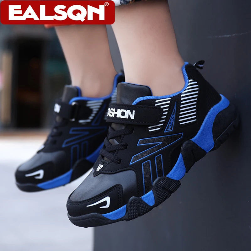 Four Seasons Leather Kids Shoes Non Slip Outdoor Children Walking Sneakers Casual Boys Sport Tennis Size 28-39