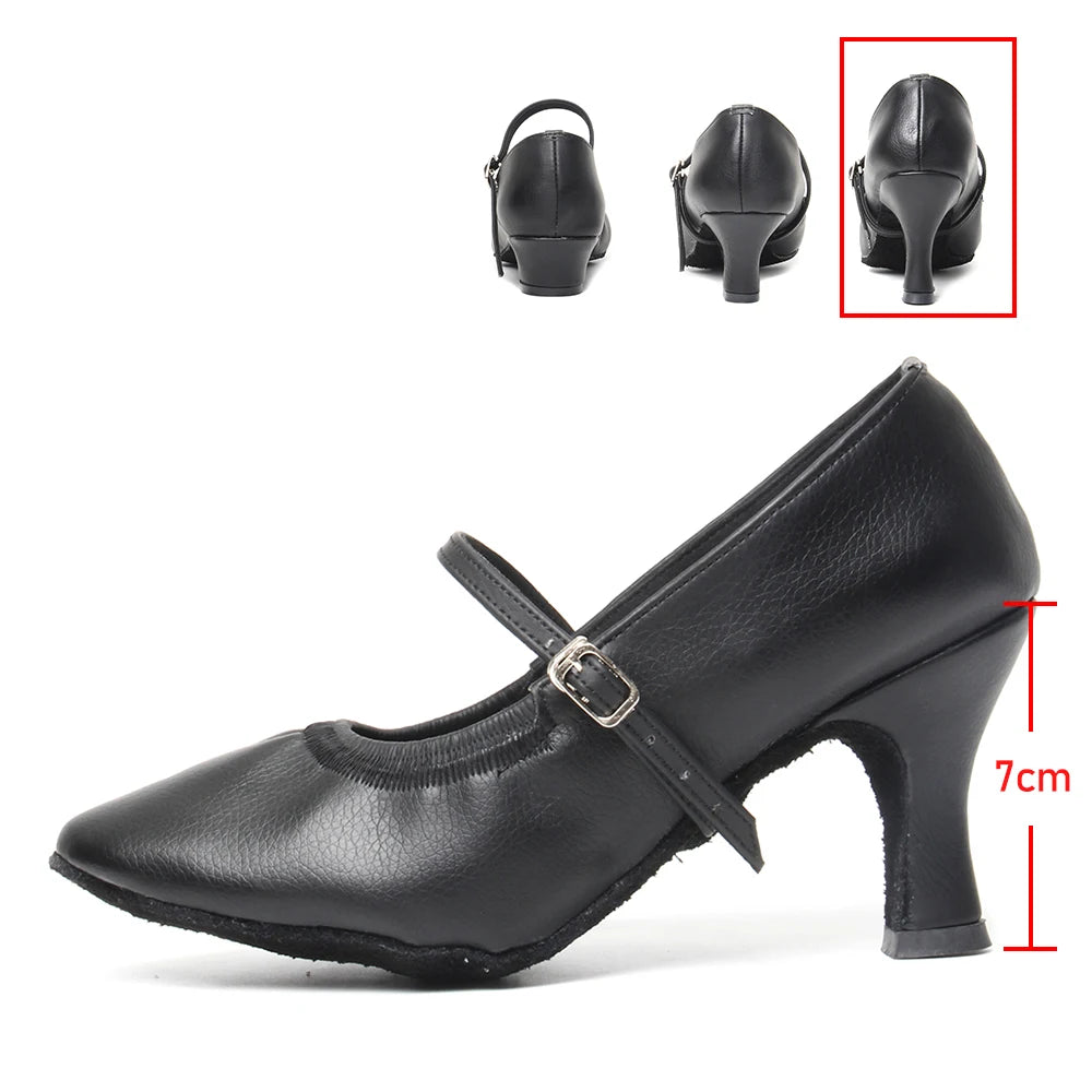 New arrival Brand Modern Dance Shoes Women Girls Dancing Shoes High Heeled Ballroom Latin Dance Shoes For Women 5CM and 7CM Heel