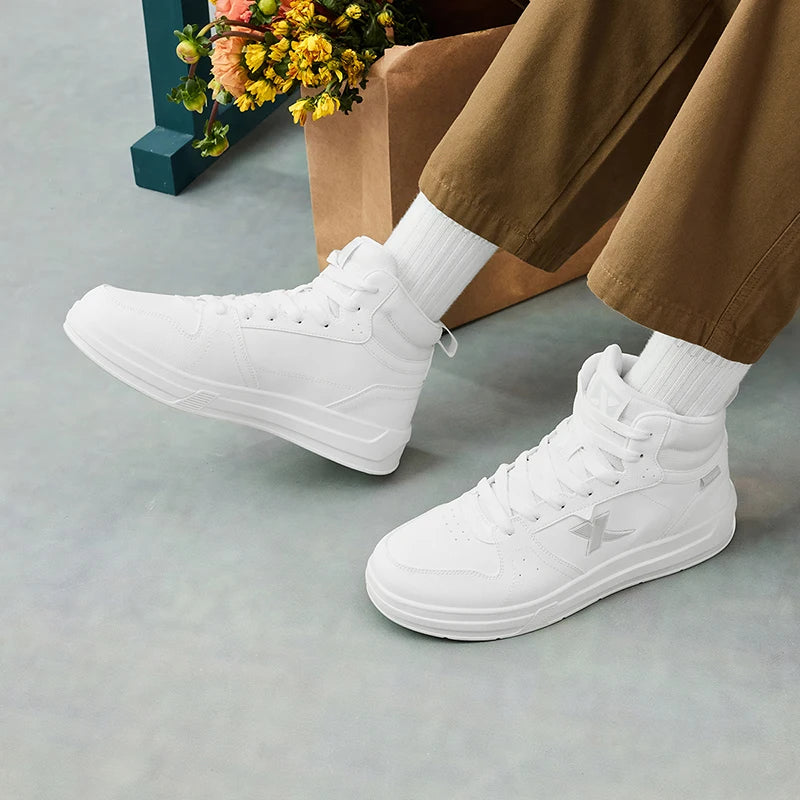 Xtep Street For Men 2024 Winter Durability Sports Shoes Trendy Retro Comfortable Stability Sneakers 876419310033