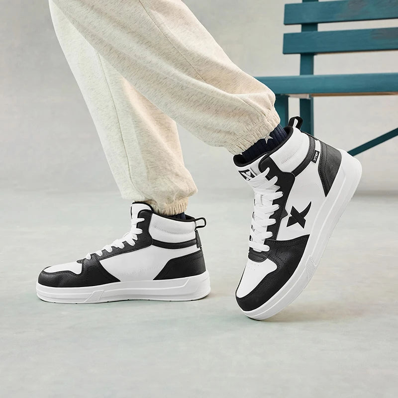 Xtep Street For Men 2024 Winter Durability Sports Shoes Trendy Retro Comfortable Stability Sneakers 876419310033