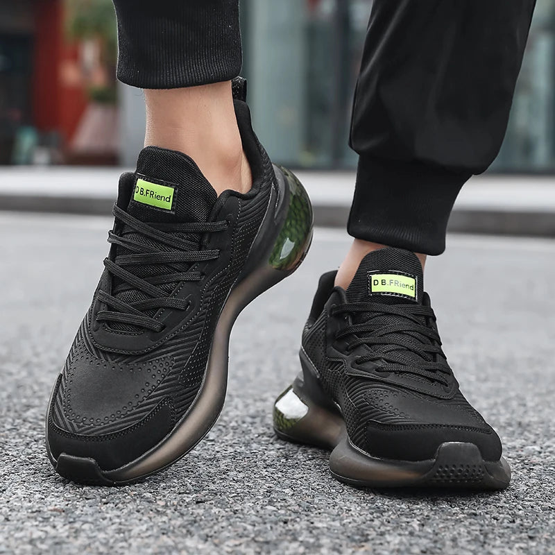 Men's Breathable Casual Sneakers Luxury Trainer Fashion Loafers Running Shoes - Comfortable Race Shoes for Male