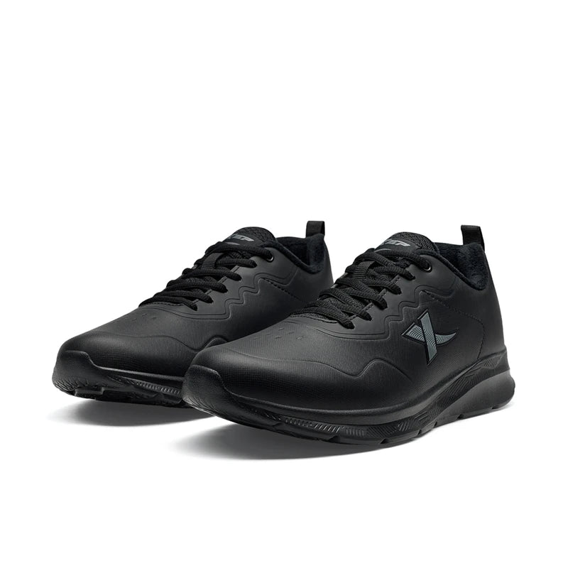 Xtep 9839 Two Cotton Version Men's Cotton Shoes 2024 Winter Synthetic Leather Soft Sole Lightweight Stable Sneakers 876419370045