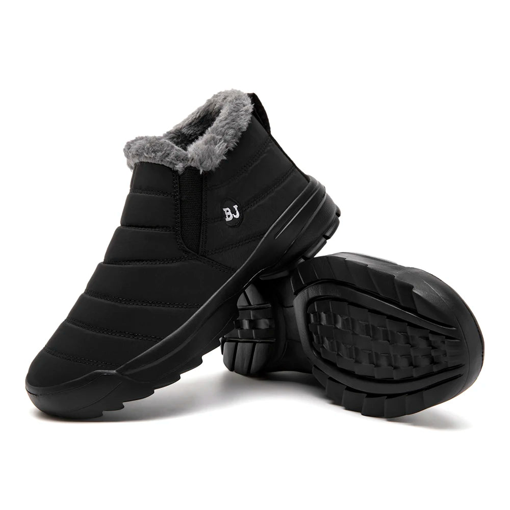 Women's Plush Thick-Soled Boots, Women's Shoes, Women's Waterproof Boots, Winter Fashion Snow Boots, Women's Boots 2025 New Model